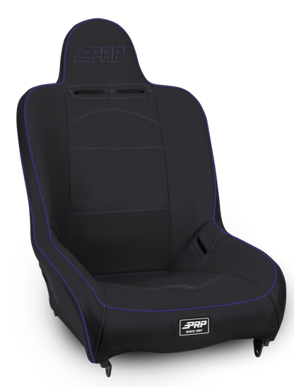 PRP Seats PRP Premier High Back Suspension Seat- Black/Purple Vinyl