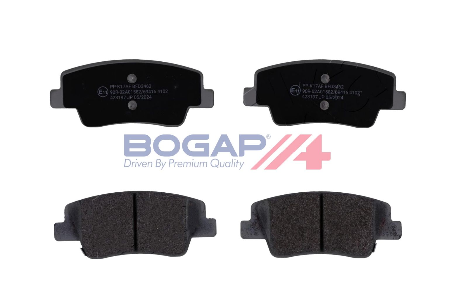 BOGAP Y8210293 Brake Pad Set, Disc Brake