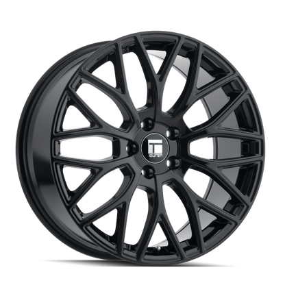 Touren 3276 TR76 20x8.5 / 5x114.3 BP / 35mm Offset / 72.6mm Hub Gloss Black Wheel