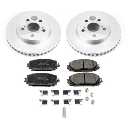 PowerStop Power Stop 16-18 Toyota Prius Front Z17 Evolution Geomet Coated Brake Kit