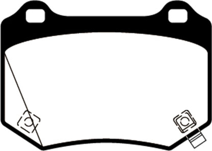 EBC 18+ WRX STI Yellowstuff Rear Brake Pads
