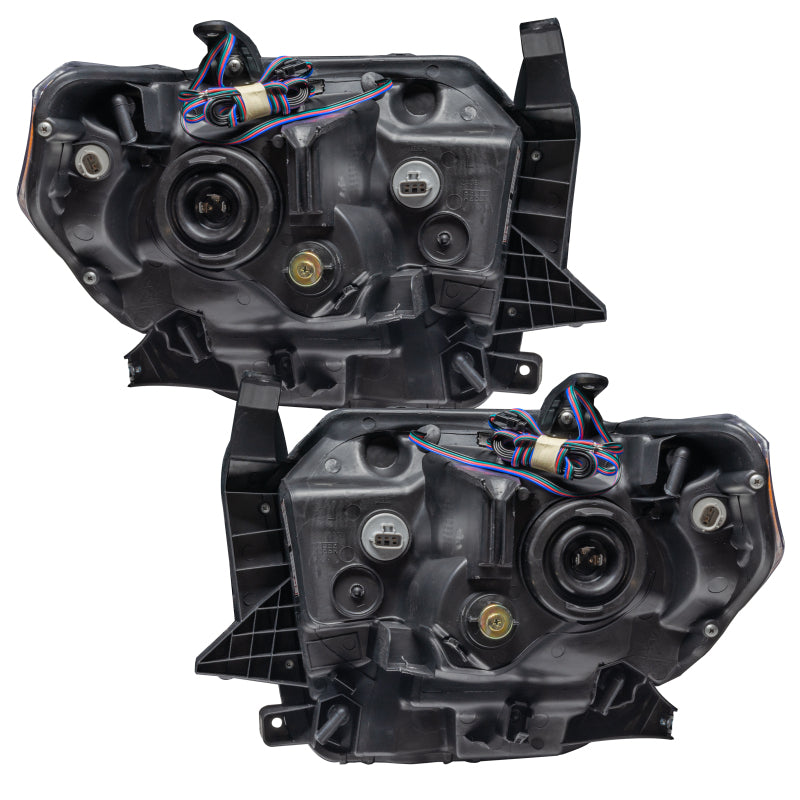 ORACLE Lighting Oracle 14-17 Toyota Tundra SMD HL - Dual Halo Kit - ColorSHIFT w/ Simple Controller