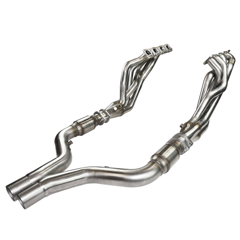 Kooks Headers Kooks 2008+ Dodge Challenger/Charger 2in x 3in SS Headers w/ Green Catted OEM Conn.