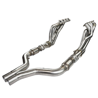 Kooks Headers Kooks 2008+ Dodge Challenger/Charger 2in x 3in SS Headers w/ Green Catted OEM Conn.