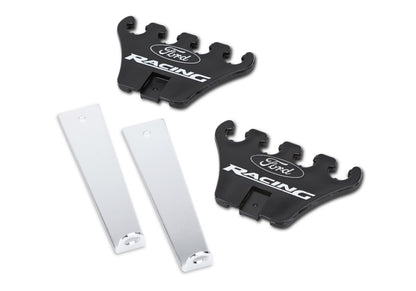 Ford Racing Logo Wire Loom Chrome Base/Black