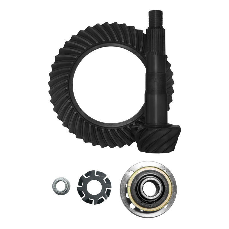 Yukon Gear & Axle Yukon Ring & Pinion Gear Set - Toyota 8in High Pinion Reverse 4.88 Ratio w/ Yoke Kit (No Clamshell)