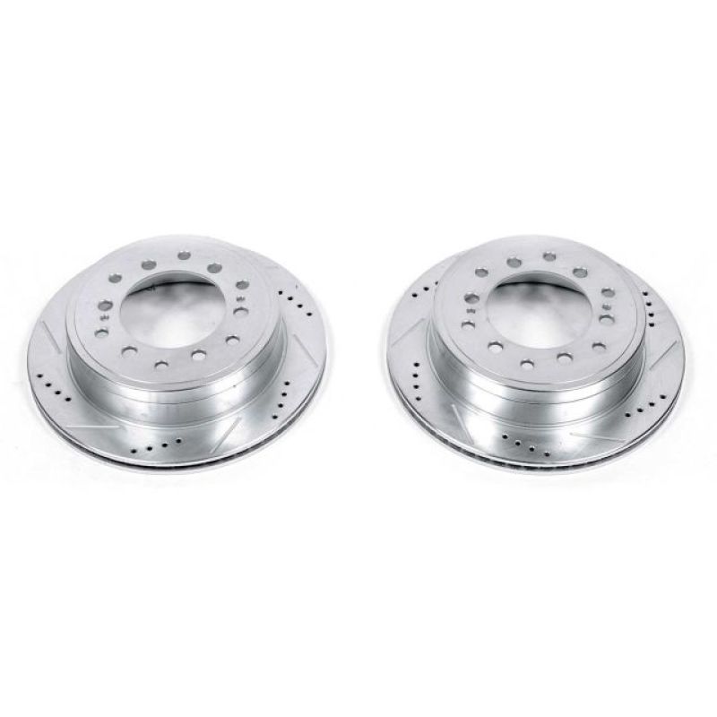 PowerStop Power Stop 10-19 Lexus GX460 Rear Evolution Drilled & Slotted Rotors - Pair