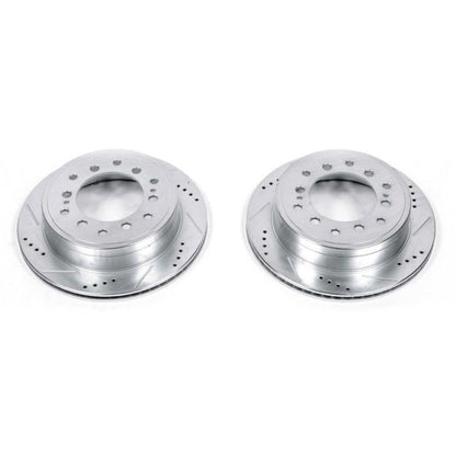 PowerStop Power Stop 10-19 Lexus GX460 Rear Evolution Drilled & Slotted Rotors - Pair
