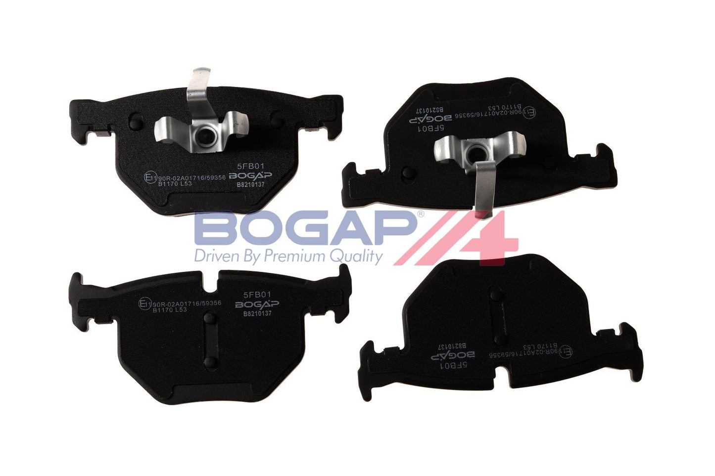 BOGAP B8210137 Brake Pad Set, Disc Brake