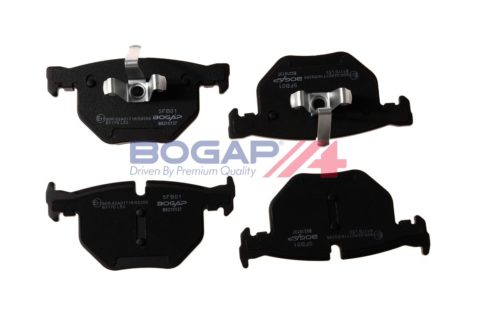 BOGAP B8210137 Brake Pad Set, Disc Brake