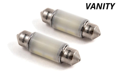 Diode Dynamics 36mm SMF2 LED Bulb - Red (Pair)
