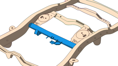 RustBuster Rust Buster 4Runner & FJ Cruiser Rear Control Arm Crossmember