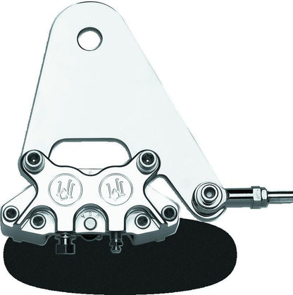 Performance Machine Rear Brake 125x4R x Stock Disc - Chrome