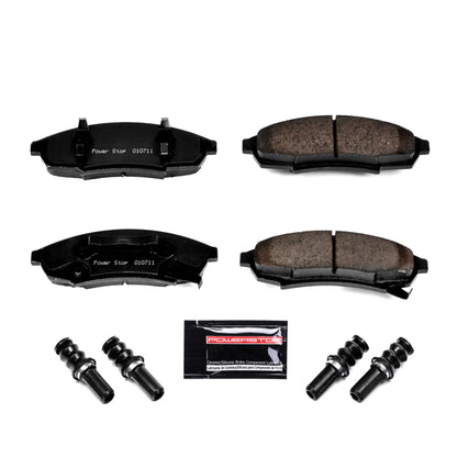 PowerStop Power Stop 88-96 Buick Regal Front Z23 Evolution Sport Brake Pads w/Hardware