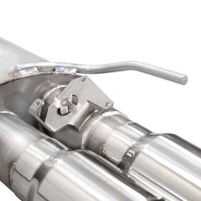Stainless Works 2024 Mustang GT Catback Quad Tips Redline Sound H-Pipe Factory Connect Exhaust