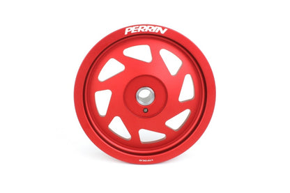 Perrin Performance PERRIN 19-21 Subaru WRX / 16-18 Forester / 15-19 Legacy Lightweight Crank Pulley - Red