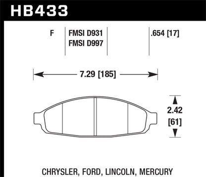 Hawk Performance Hawk HPS Street Brake Pads