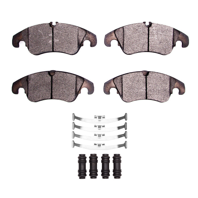 R1 Concepts R1 08-17 Audi A4 Allroad Front Semi Met Pads & Hardware Kit