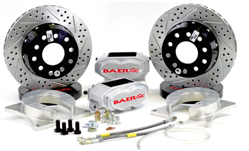 Baer Brakes Rear Ends w/ Dana 60/Mopar 8-3/4in Car HE 11in SS4+ DS Rear SDZ Brake Kit - Clear