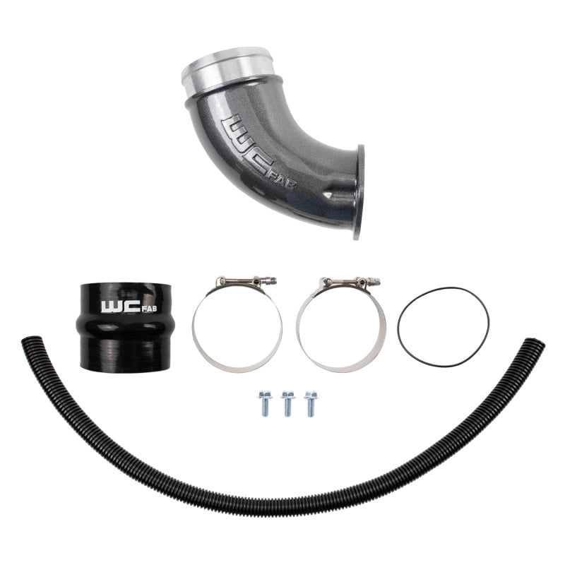 Wehrli 01-04 Duramax LB7 4in High Flow Intake Horn - Cat Yellow