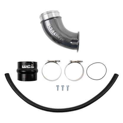Wehrli 01-04 Duramax LB7 4in High Flow Intake Horn - Sparkle Bomber Orange