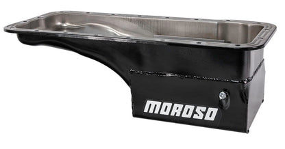 Moroso Ford 352-428 FE (w/Front Sump) Deep Wet Sump 7qt 7.5in Steel Oil Pan