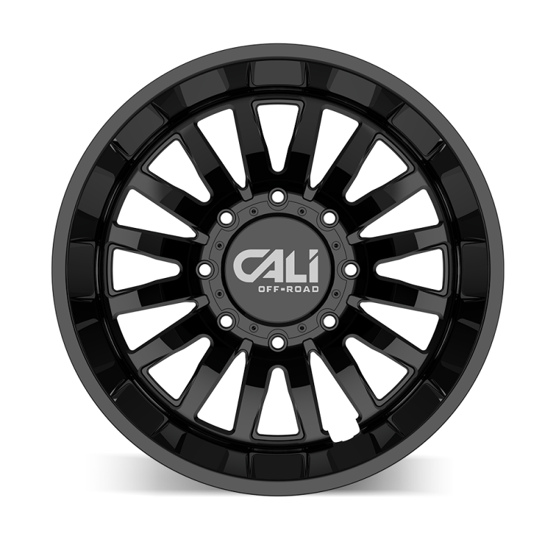 Cali Off-Road 9110D Summit Dually 22x8.25 / 8x165.1 BP / -192mm Offset / 121.3mm Hub Gls Blk Wheel