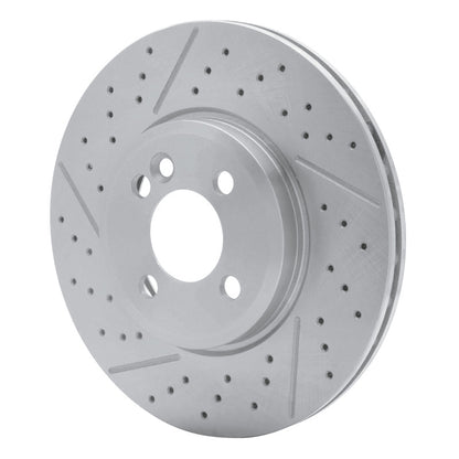 DFC 07-15 Mini Cooper Clubman Front Drilled and Slotted Brake Rotor