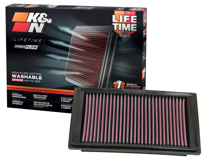 K&N Engineering K&N 05-07 Chevy Corvette / 05-09 Cad XLR Drop In Air Filter