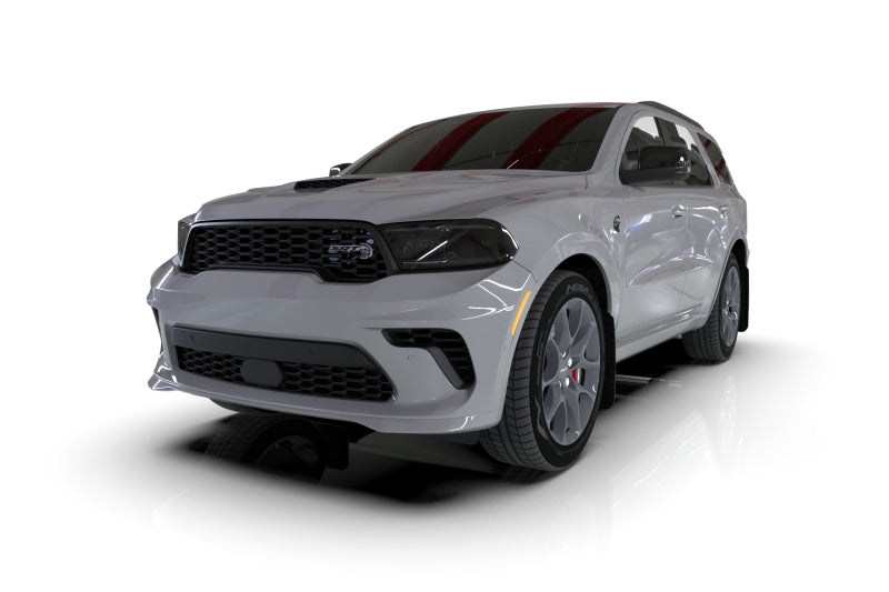Rally Armor 16-26 Dodge Durango GT/Hellcat/RT/SRT 392/SXT Black UR Mud Flap Grey Logo