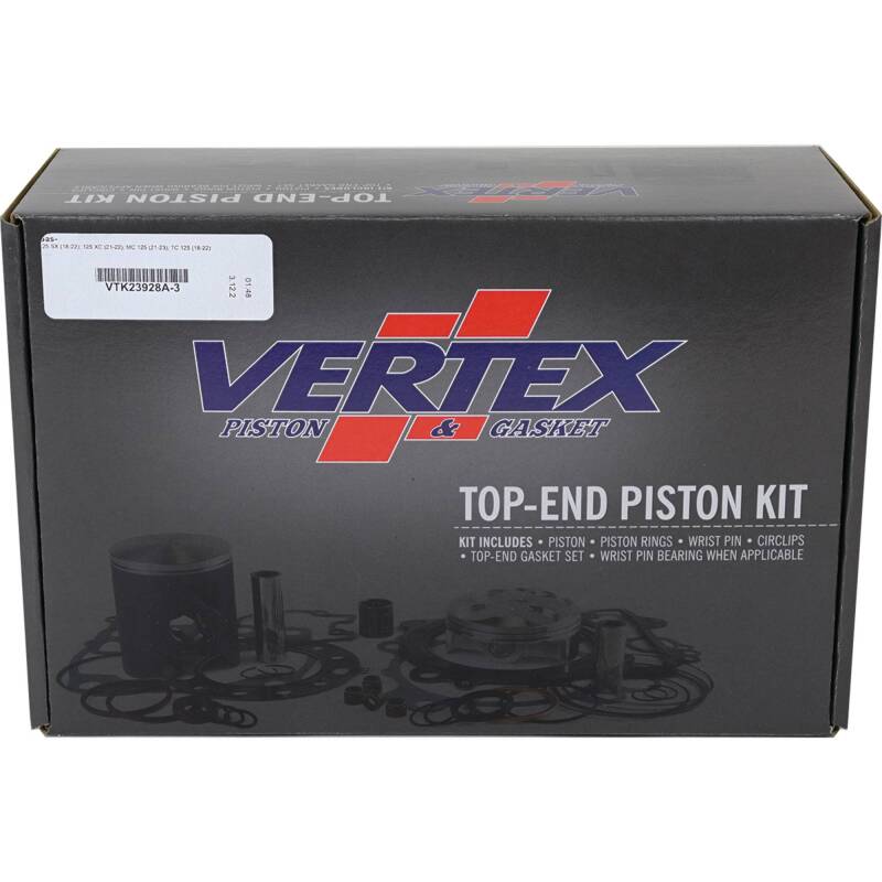 Vertex Pistons Vertex Piston 18-22 KTM 125 SX 125cc Top End Piston Kit