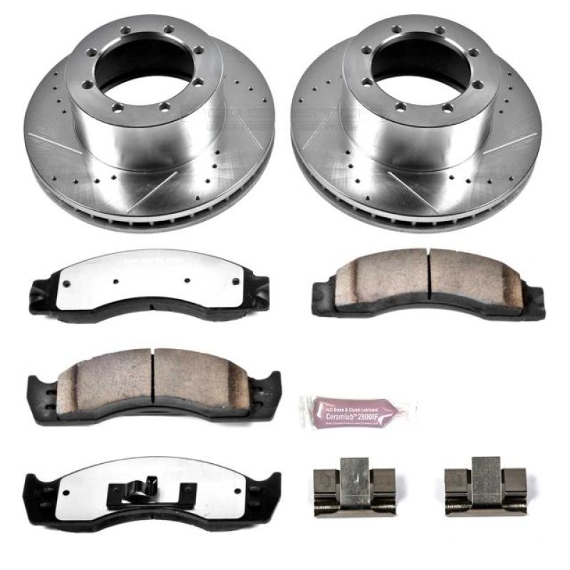 PowerStop Power Stop 00-02 Ford E-450 Super Duty Rear Z36 Truck & Tow Brake Kit