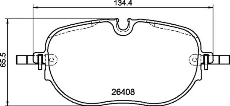 MINTEX MDB3479 Front Brake Pad Set fits CUPRA; VW - (also fits other vehicles)