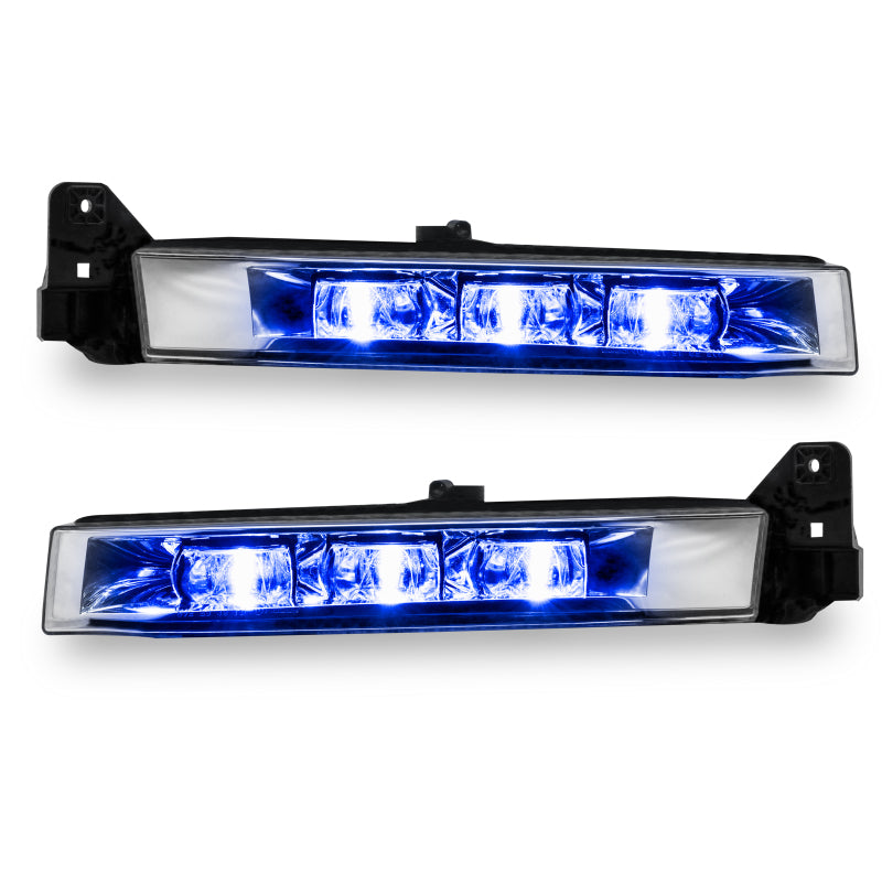 ORACLE Lighting Oracle 15-21 Dodge Charger RGB+W Linear Fog Light Upgrade Kit - ColorSHIFT+W