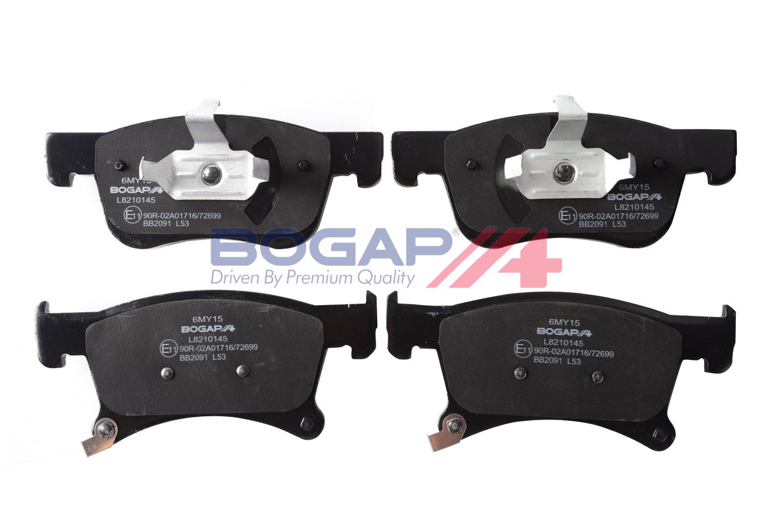 BOGAP L8210145 Brake Pad Set, Disc Brake