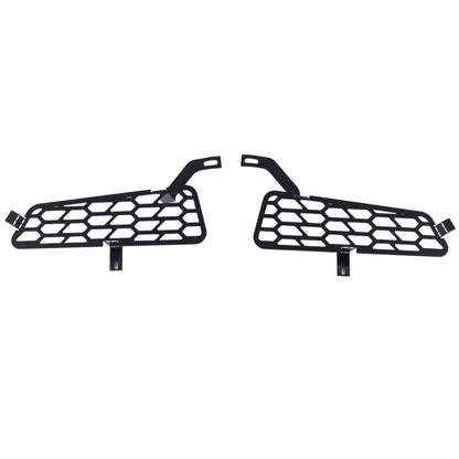 Putco 18-20 Ford F-150 Raptor - Hex Shield - Black Powder Coated Bumper Grille Inserts