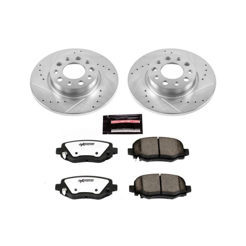 PowerStop Power Stop 16-18 Fiat 500X Rear Z36 Truck & Tow Brake Kit