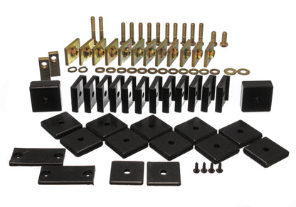 Energy Suspension Toy Land Cruiser Body Mount Set - Black