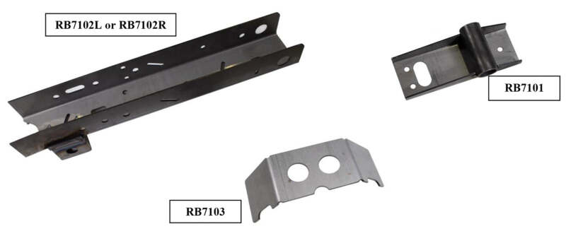 RustBuster Rust Buster 95-04 Toyota Tacoma Rear Framce Section - Right Side
