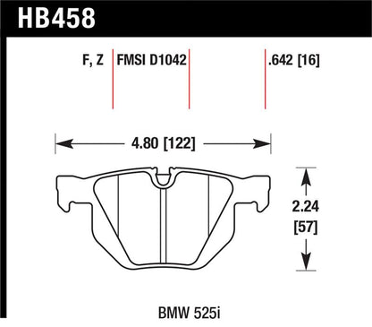 Hawk Performance Hawk 04-06 BMW 525I / 06-07 BMW 525Xi/530Xi / 08-10 528I / 04-07 530I / 08-09 535Xi / 09-10 535i  HP