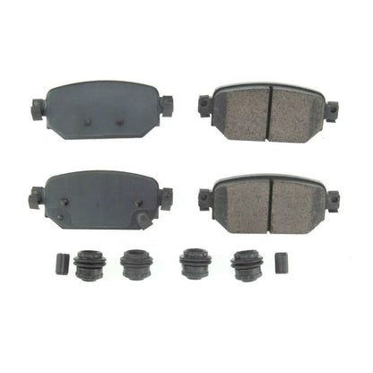 PowerStop Power Stop 17-18 Mazda 3 Rear Z17 Evolution Ceramic Brake Pads w/Hardware