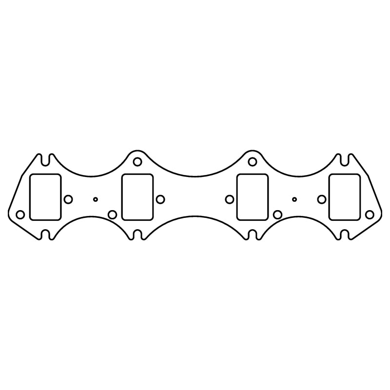 Cometic Gasket Cometic Ford Gen-1 FE V8 .030in MLS Exhaust Manifold Gasket Set - 1.560in x 2.310in Rectangle Port