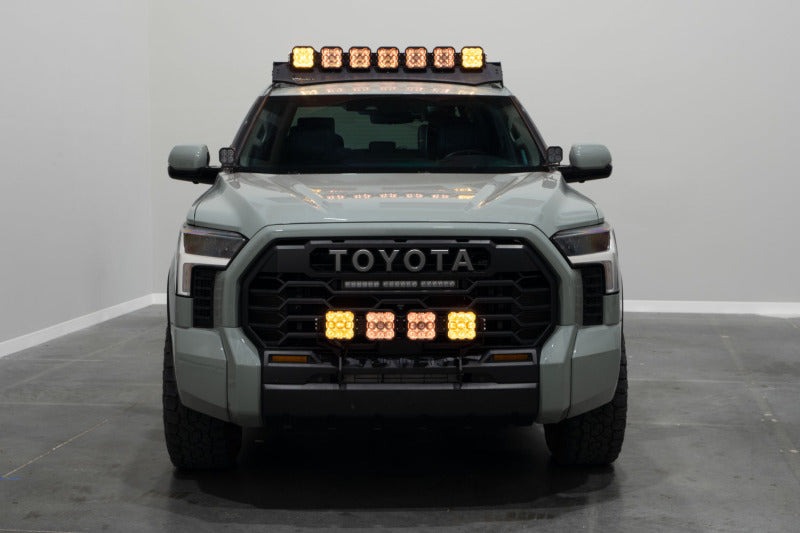Diode Dynamics 2022 Toyota Tundra SS5 Grille CrossLink Lightbar Kit Sport - White Combo