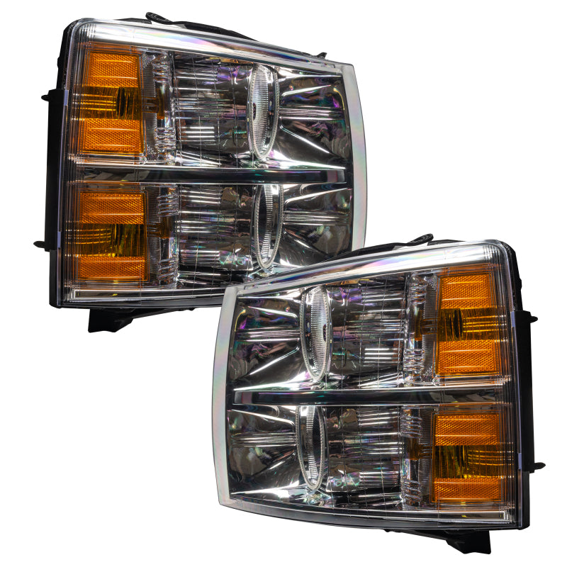ORACLE Lighting Oracle 07-13 Chevrolet Silverado SMD HL - Round Style - ColorSHIFT