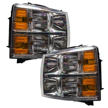 ORACLE Lighting Oracle 07-13 Chevrolet Silverado SMD HL - Round Style - ColorSHIFT