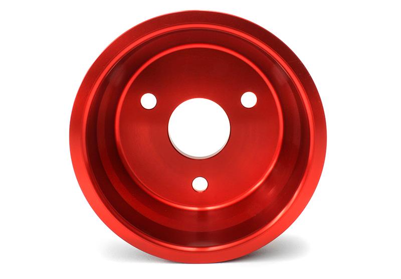 Perrin Performance PERRIN 15-21 Subaru WRX / 18-20 Crosstrek / 14-18 FXT Lightweight Water Pump Pulley - Red
