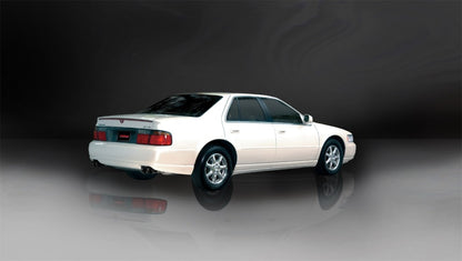 CORSA Performance Corsa 98-03 Cadillac Seville 4.6L 2.5in Cat-Back Dual Rear w Twin 35in Black Pro-Series Tips