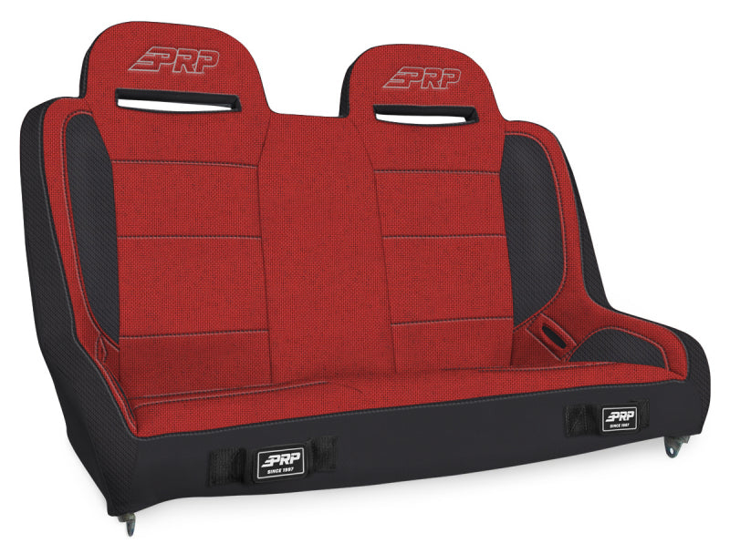 PRP Seats PRP  Jeep Wrangler JKU/JLU Elite Series Rear Bench- Red