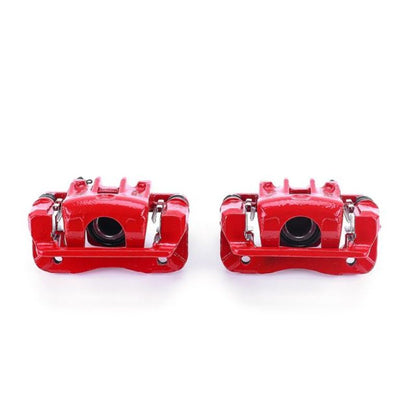 PowerStop Power Stop 99-05 Hyundai Sonata Rear Red Calipers w/Brackets - Pair