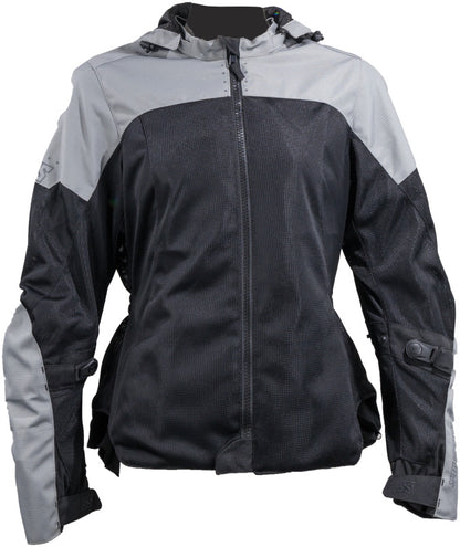 Speed and Strength Starstruck Mesh Jacket Grey/Black Womens - Medium